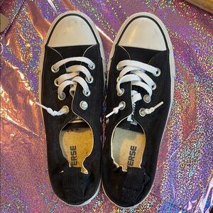 Black converse sneakers
